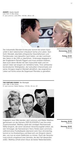 Kinoprogramm (PDF, 3,7 MB) - Deutsches Filminstitut