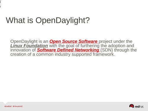 Network Virtualization & Software-defined ... - Red Hat Summit