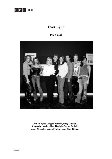 Cutting It press pack - BBC