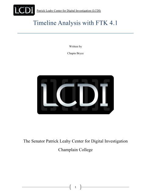 Timeline Analysis with FTK 4.1 - Computer and Digital Forensics