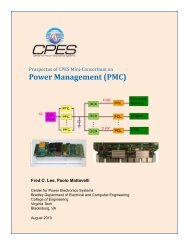 Power Management (PMC) - CPES - Virginia Tech