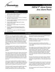 IMPACTÂ® Alarm System Area Alarm Panels - Allied Healthcare ...