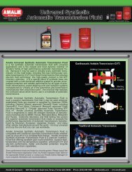 Amalie Universal Synthetic Automatic Transmission Fluid is a full ...