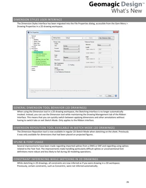 Download the Geomagic Design Whats New PDF - Alibre