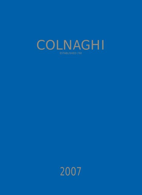 2007 Catalogue - Colnaghi