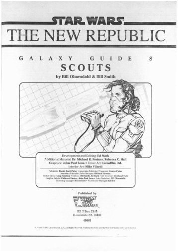 WEG40061 - Star Wars D6 - Galaxy Guide 8 - Scouts.pdf - Baykock