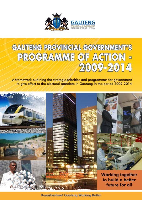 Government's Programme of Action - Gauteng Online