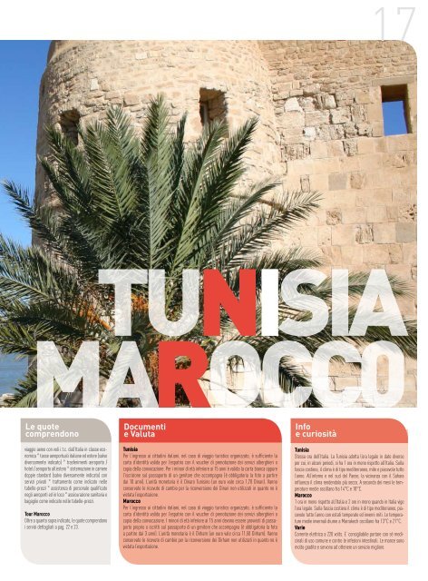 SPAGNA TUNISIA E MAROCCO EGITTO - Marimba Viaggi