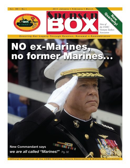 2011 1st Issue - USMC Vietnam Tankers Association