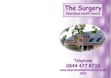 Download our Surgery Booklet (PDF Format - Amersham Health ...