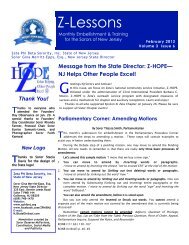 Z-Lessons - Zeta Phi Beta Sorority, Inc. - State Of New Jersey