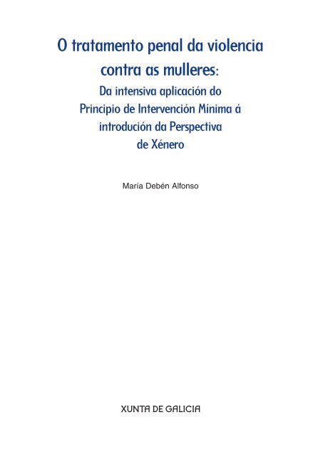 Autora: MarÃ­a DebÃ©n Alfonso. Edita o Servizo Galego - Mulleres en ...