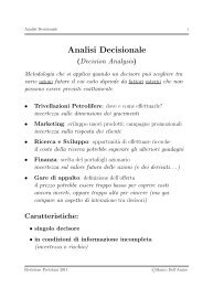 Analisi Decisionale