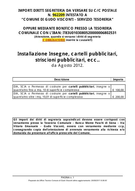 Installazione Insegne, cartelli pubblicitari, striscioni pubblicitari, ecc..