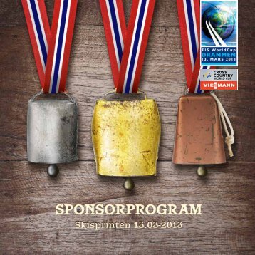 Klikk her for Ã¥rets sponsorprogram - FIS WorldCup Sprint Drammen