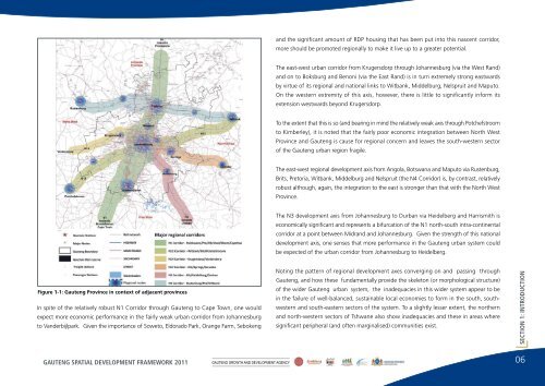 the gauteng spatial development framework - Gauteng Online