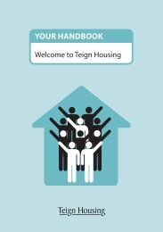 Your handbook - Teign Housing