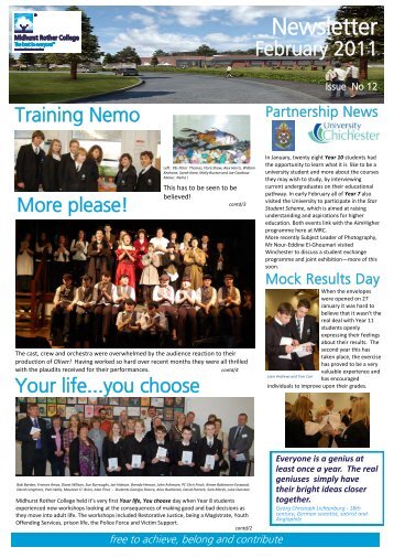 Midhurst Rother College Newsletter Issue 12