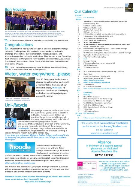 Midhurst Rother College Newsletter Issue 12