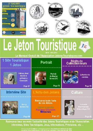 Le Jeton Touristique NÂ°57 - Jetons touristiques de la Monnaie de Paris