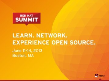 OpenLMI - Red Hat Summit