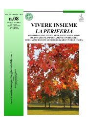 Scarica la Rivista in pdf - Associazione Quarto Oggiaro Vivibile