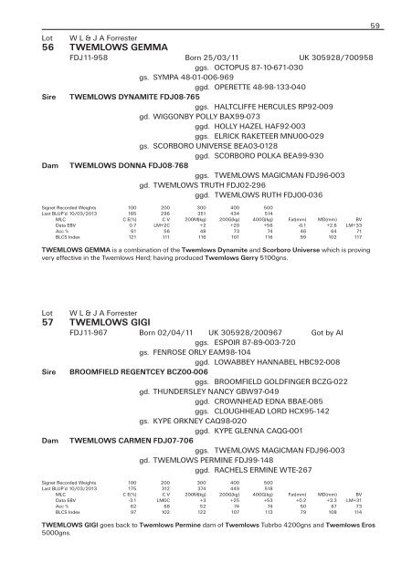 Catalogue - Welshpool Livestock Sales