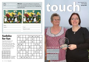 In Touch spring 2009 - Teign Housing