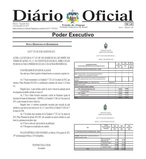 Poder Executivo - Imprensa Oficial - Graciliano Ramos