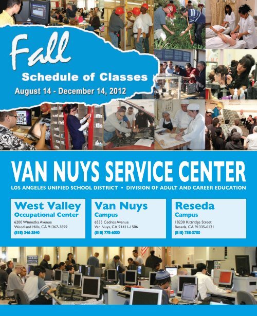 Van Nuys Service Center West Valley Occupational Center
