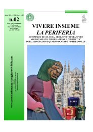 Scarica la Rivista in pdf - Associazione Quarto Oggiaro Vivibile