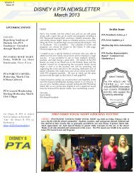 2013-03 PTA Newsletter.pdf - Disney II Elementary Magnet School