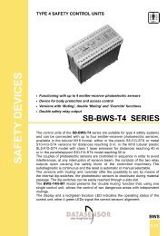 datasensor safety sensor sb-bws-t4