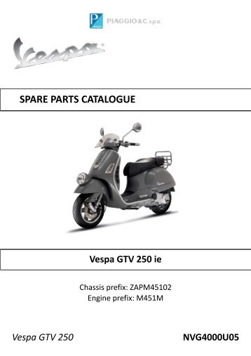 SPARE PARTS CATALOGUE - Scooter Tyres