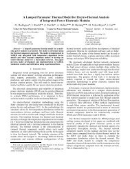 A Lumped Parameter Thermal Model for Electro-Thermal ... - CPES