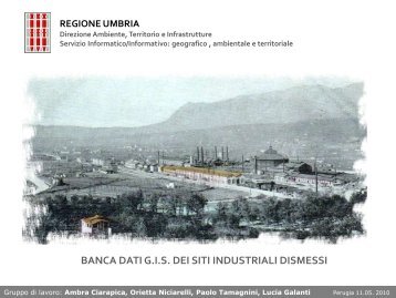 Presentazione di PowerPoint - Umbriageo - Regione Umbria