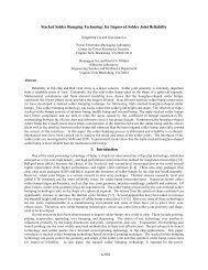 Stacked Solder Bumping Technology for Improved Solder ... - CPES