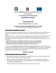 Vademecum del Rappresentante di classe - Infanzia ... - Icsporzio.it