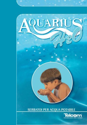 Catalogo serbatoi per acqua potabile Acquarius - Centro Plast S.r.l.