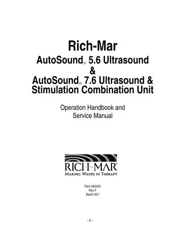 AutoSound 7.6-5.6 Rev F - Rich-Mar Corporation