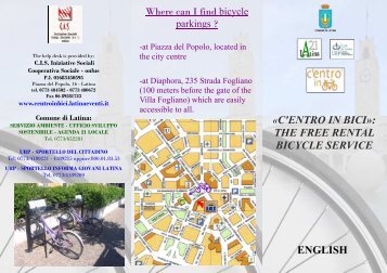 Copia di brochure bike sharing English - LatinaEventi.it