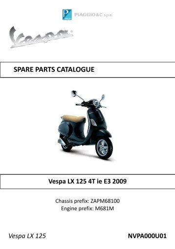 SPARE PARTS CATALOGUE - Scooter Tyres