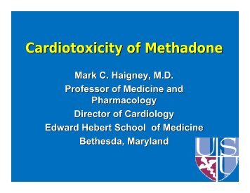 Cardiotoxicity of Methadone