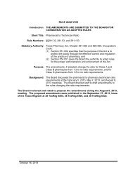 Tab 06 - Texas State Board of Pharmacy