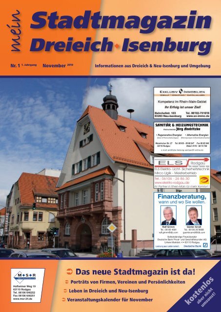 Stadtmagazin - mein Dreieich Isenburg