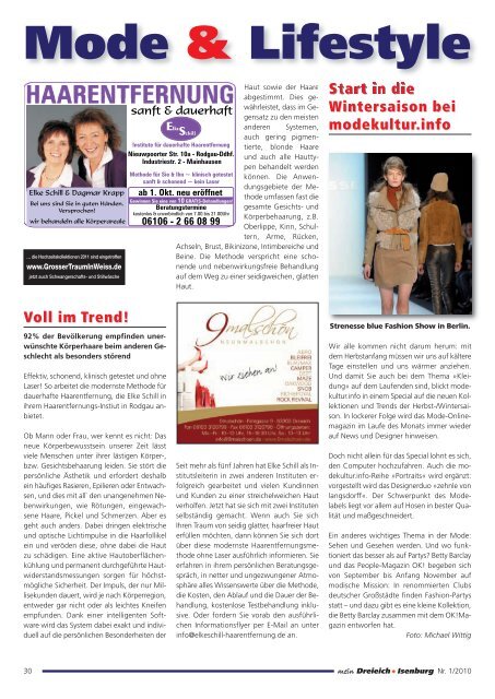 Stadtmagazin - mein Dreieich Isenburg
