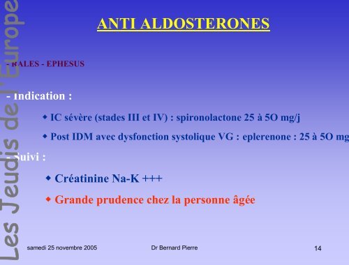 Associations thérapeutiques dans l'insuffisance cardiaque