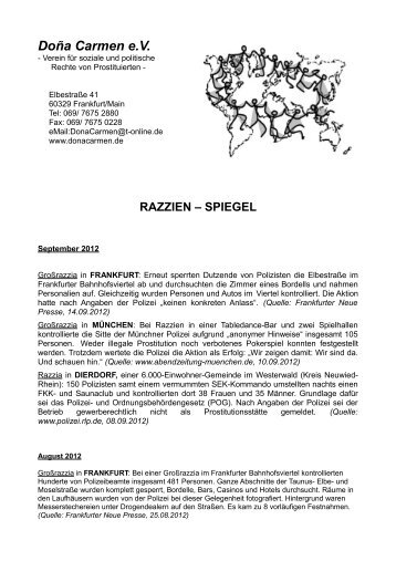 razzien – spiegel - Dona Carmen