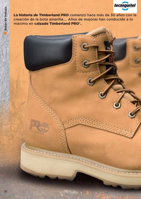 La historia de Timberland PRO comenzÃ³ hace mÃ¡s de ... - tecniquitel