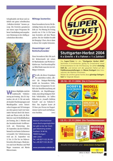Ausgabe 2004 - Cannstatter Volksfest